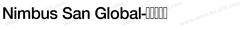 Nimbus San Global字体转换